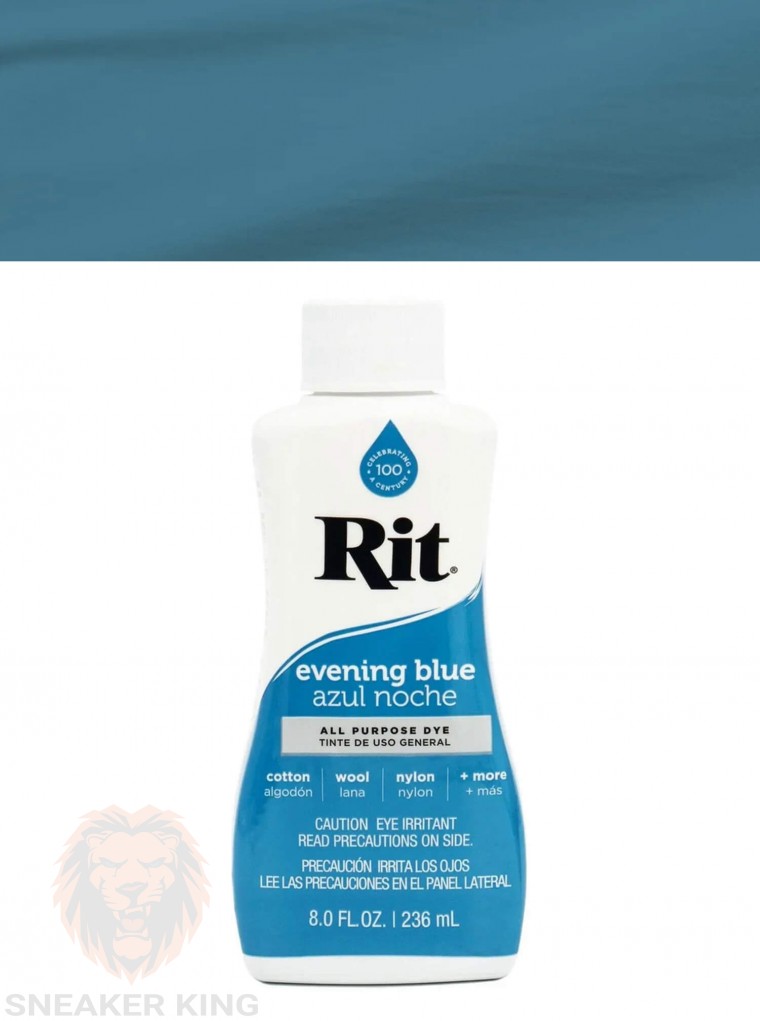 Барвник для натуральних тканин RIT All-Purpose Dye Evening Blue (вечірній синій), 236 мл